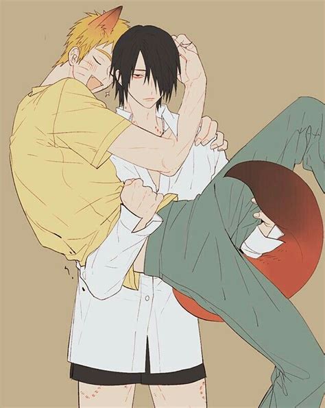 ɪᴍᴀɢᴇɴᴇs Sᴀsᴜɴᴀʀᴜ × 23 Naruto And Sasuke Kiss Naruto Shippuden Anime Sasunaru
