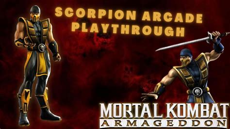 Mortal Kombat Armageddon Scorpion Arcade Ladder Youtube