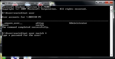 Hack Administrator Password In Windows Using Command Prompt Bcoders
