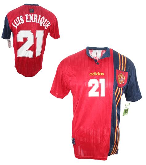 Das neue em trikot 2020/2021 von england vorgestellt. Adidas Spanien Trikot 21 Luis Enrique Euro 1996 EM 96 Heim ...