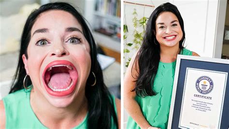 Who Is Samantha Ramsdell Became Guinness World Record Holder Largest Mouth Gap Video Getting Viral