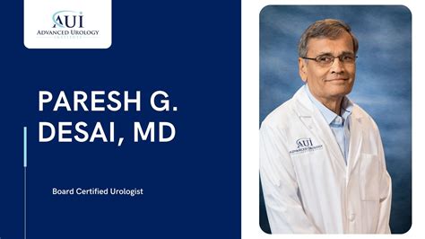 Urologist In Lecanto Fl Paresh Desai Md Advanced Urology Institute