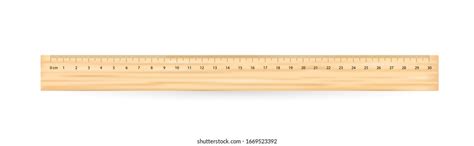 Wooden Rule Meter Yard Stick Ruler Imperial Metric Measurements Mm Cm