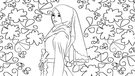 Muslim Girl Colouring In Page By Islamicflower28 On Deviantart