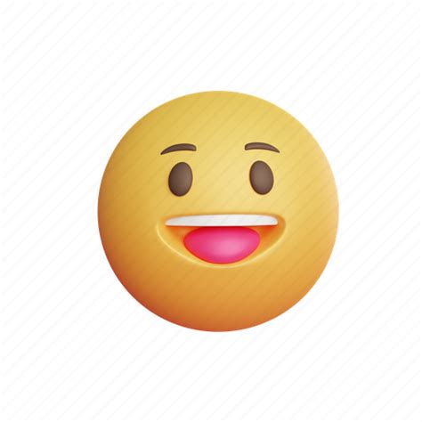 Happy 3d Emoji Emotion Emoticon Smile Feeling 3d Illustration