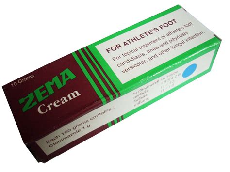 Buy 10g Zema Cream Athletes Foot Candidiasis Tinea Pityriasis