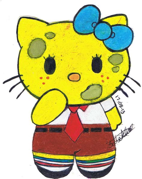 Hello Kitty Spongebob By Zulekha Rahman On Deviantart