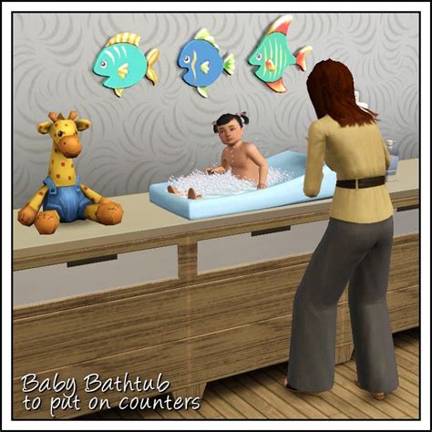 Around The Sims3 Baby Bathtub For Nursery Counters By Sandy Sims 3