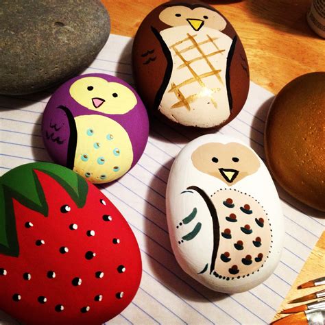 Large areas that don't see much foot traffic and that mostly stay untouched can be cleaned and painted in place. My garden rocks :) acrylic paint, modpodge spray to ...