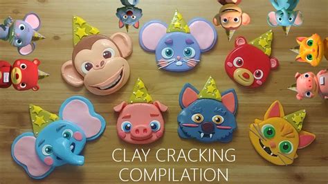 Cocomelon Happy New Year Animal Clay Cracking Compilation 코코멜론 새해 동물 점토