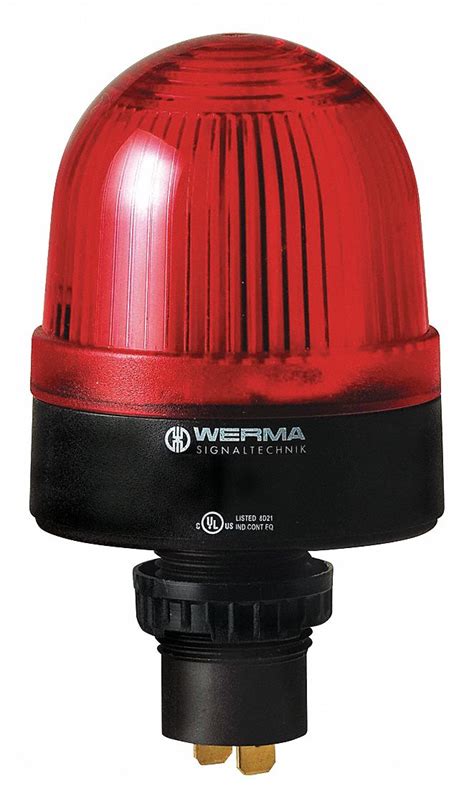 Werma Beacon Warning Light Xenon 115v Ac Flashes Per Minute 60 Or