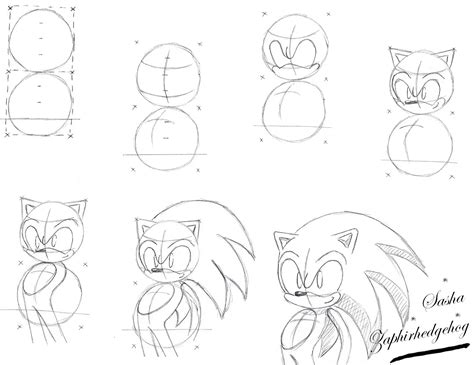 Como Dibujar A Sonic