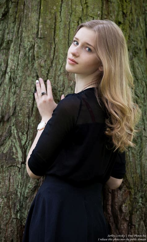 A Natural Blond 17 Year Old Girl With Blue Eyes Photographed In May