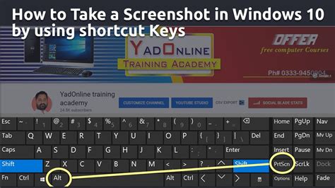 How To Take A Screenshot On Windows 10 By Using Shortcut Keys Youtube