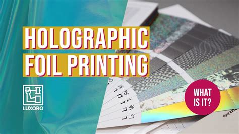 Holographic Foil Printing What Is It And How Does It Work Youtube