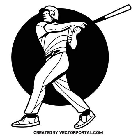 Baseball Vector Art At Collection Of Baseball Vector