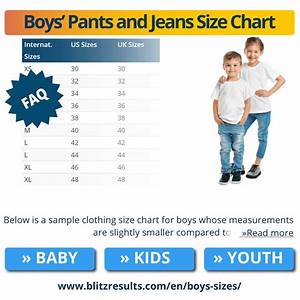 Boys 39 Size Chart For Clothes Shoes Boys 39 To Men 39 S Sizes