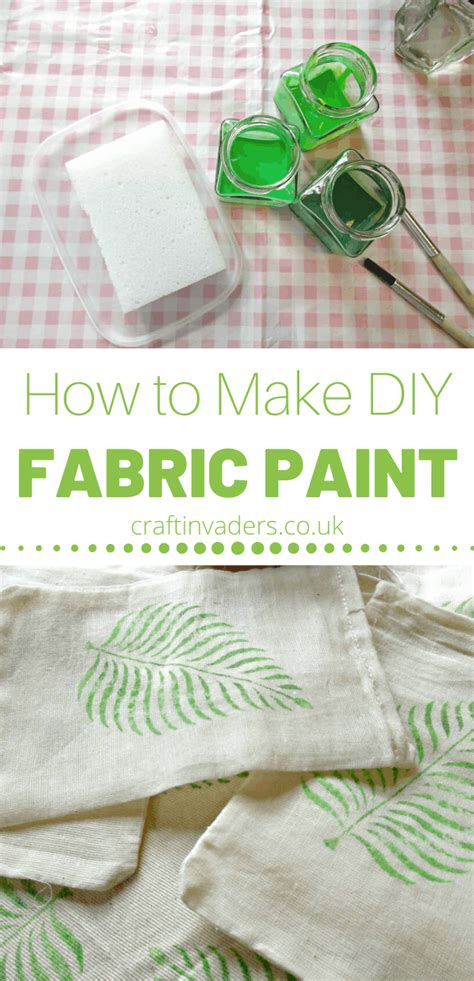 How To Make Brilliant Diy Fabric Paint At Home Craft Invaders