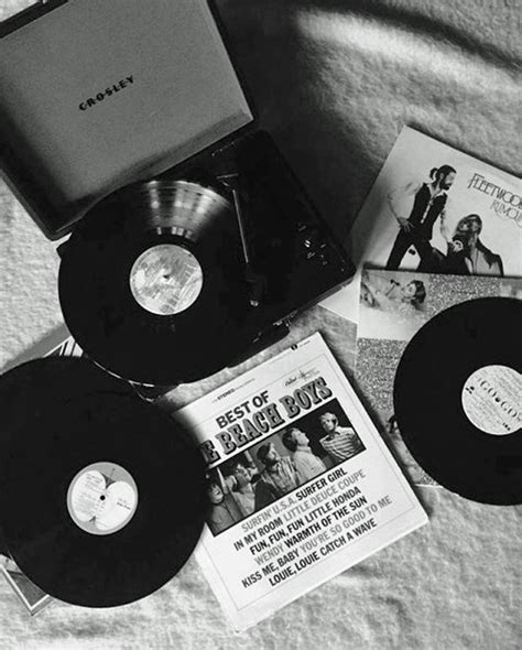 Bluetooth Record Player Turntable Music Vintage Black Aesthetic