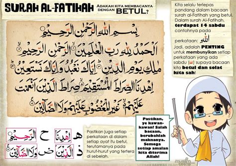 Cara Baca Al Fatihah Dengan Betul Jmbelog