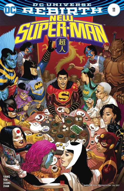 New Super Man 11 Variant Cover Fresh Comics