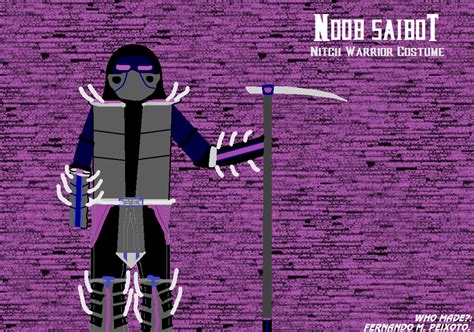 Noob Saibot Nigth Warrior Costume By 9noobsybot7 On Deviantart
