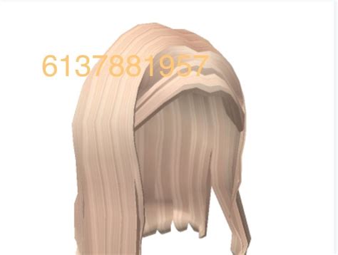 Roblox Hair Codes Aesthetic Blonde Hair Codes Part 3 Roblox Bloxburg