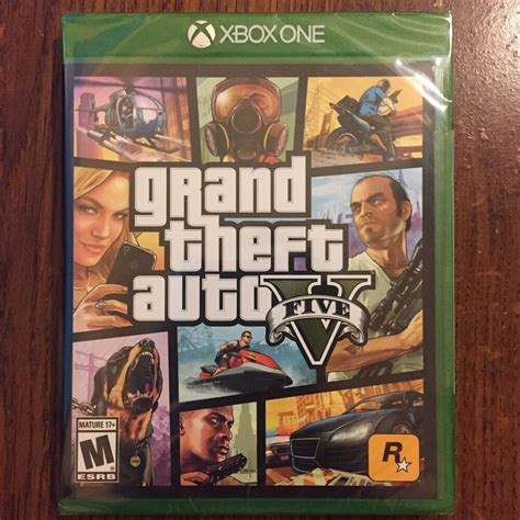 GTA 5 Grand Theft Auto V Xbox One Brand New Sealed Fast ...