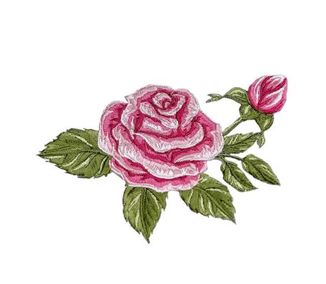 rose embroidery loxazones