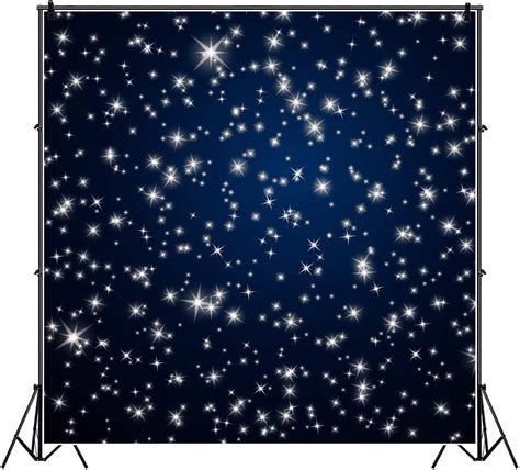 Buy Laeacco 10x10ft Starry Night Sky Photography Backdrop Shining