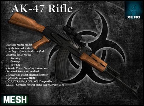 Second Life Marketplace Ak 47 Assault Rifle
