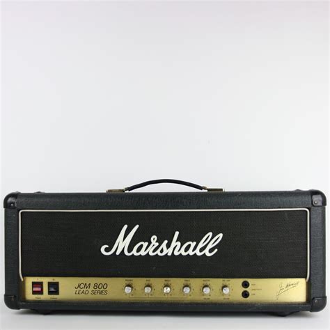 1981 Marshall Jcm 800 Model 2204 50 Watt Head Black Amps And Preamps