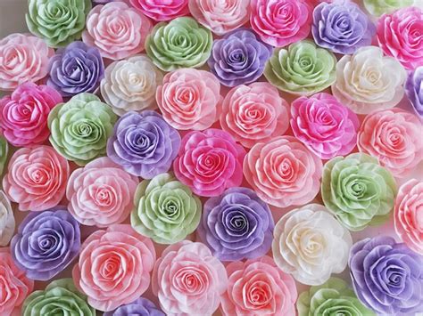Encanto Backdrop Party Decor Large Paper Flowers Wall Wedding Pink