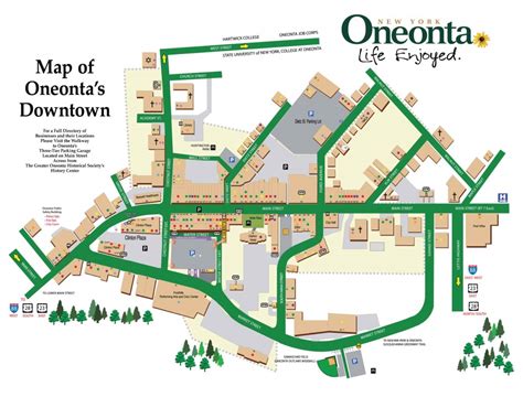 Everything Oneonta Map Of Main Street Oneonta Ny Everything Oneonta