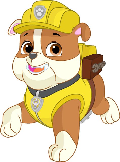 Paw Patrol Rubble Transparent Free Png Png Play
