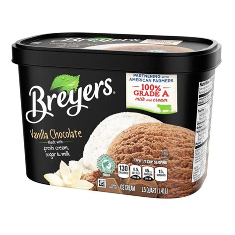 My local grocery store, a food lion1, has ice cream cakes2near the deli section3, in a special freezer with frozen cannolis4 and such. Breyers Ice Cream Vanilla Chocolate (48 oz) from Food Lion ...