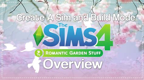 The Sims 4 Romantic Garden Stuff Overview Youtube