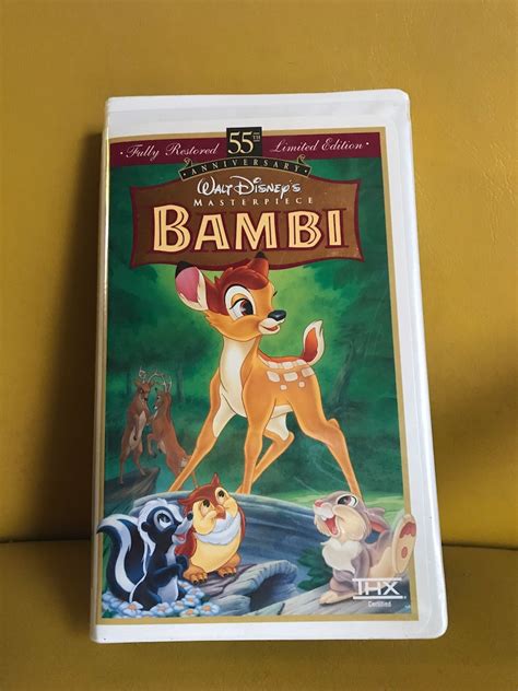 Vintage Bambi Movie Walt Disney Vhs Tape Th Sexiz Pix