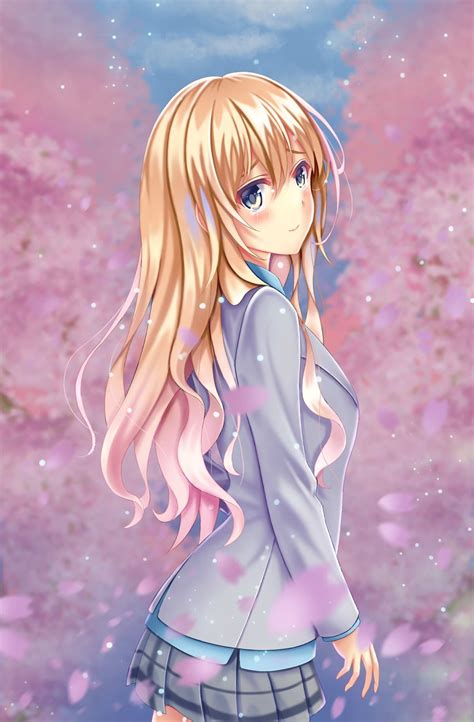 Wallpaper Illustration Blonde Long Hair Anime Girls Green Eyes Sexiz Pix