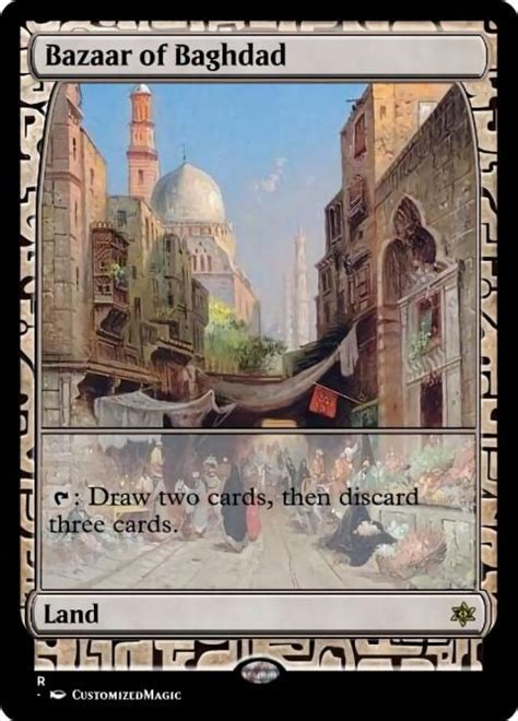 Bazaar Of Baghdad Magic The Gathering Proxy Cards