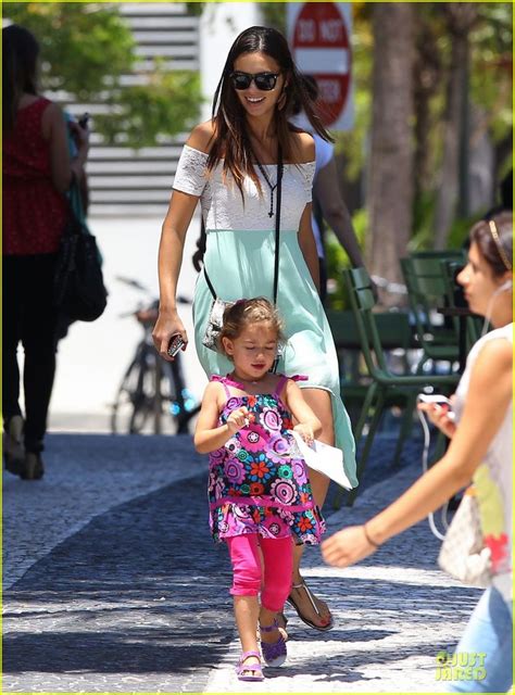 Adriana Lima Takes Her Daughters Valentina And Sienna To Lunch On