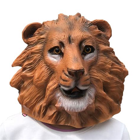 Latex Cowardly Lion Mask Ubicaciondepersonascdmxgobmx