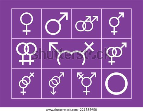 Illustrations Male Female Sex Symbol Isolated Stock Vector Royalty Free 221585950 Shutterstock