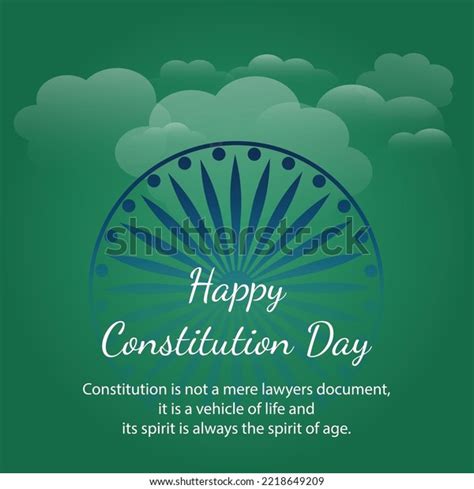 Banner Design Happy Constitution Day India Stock Vector Royalty Free