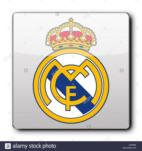 Real Madrid Logo Icon App Banner Flag Stock Photo 56221284 Alamy