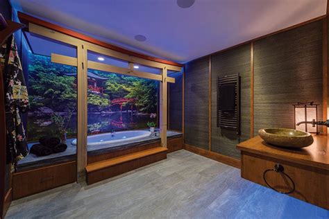 Bonin Architects Designed A Tranquil Getaway In This Basement Bathroom