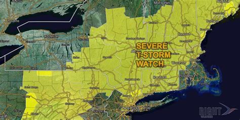 Severe Thunderstorm Watch For Part Of Sne Right Weather Llc