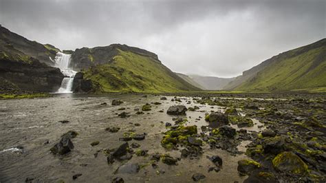 Fjallabak Area South Iceland Öfærufoss Waterfall In El Flickr