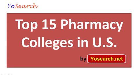 Top Pharmacy Schools In Usa Pharmacywalls