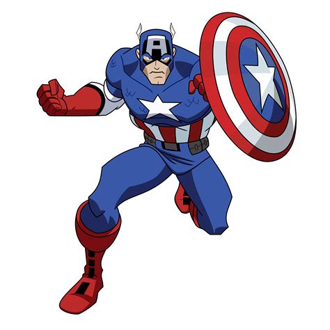 Captain America Cartoon Free Large Images